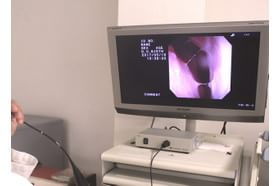 木村耳鼻咽喉科 中野島駅 検査は映像を見ながら説明を受けることができるようになっています。の写真