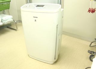 大山医院 北高崎駅 院内には空気清浄器を設置していますの写真